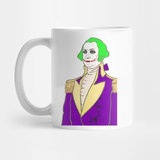 First president George Washington clown makeup anarchy society Mug